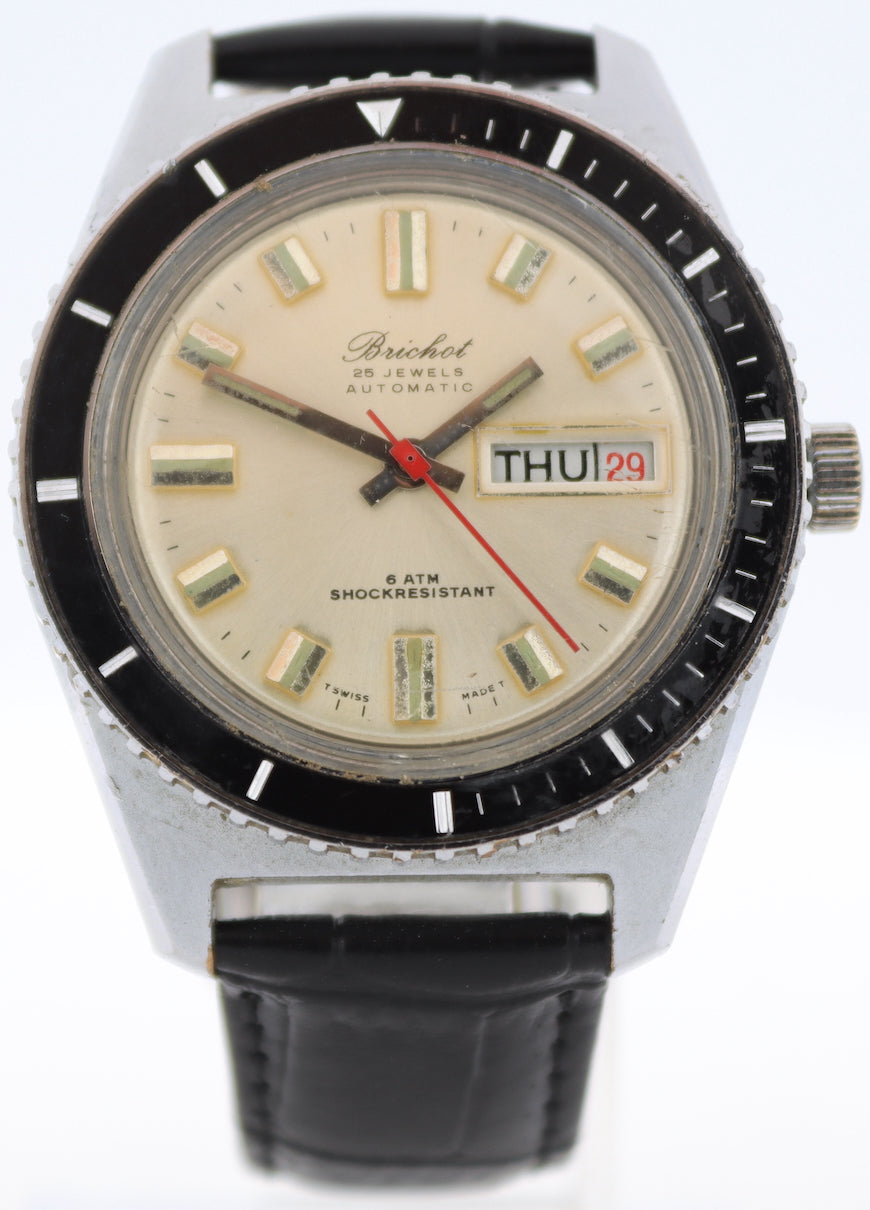Brichot Bakelite Diver Day Date