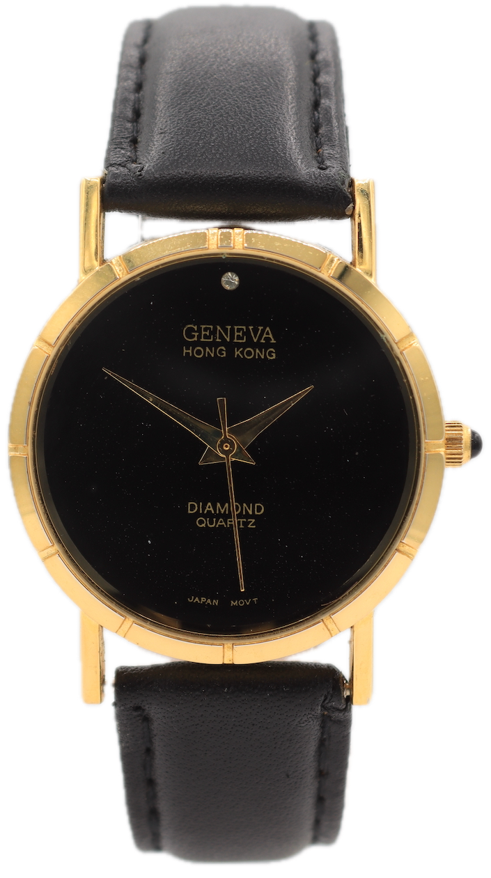 Geneva Diamond & Black Dial