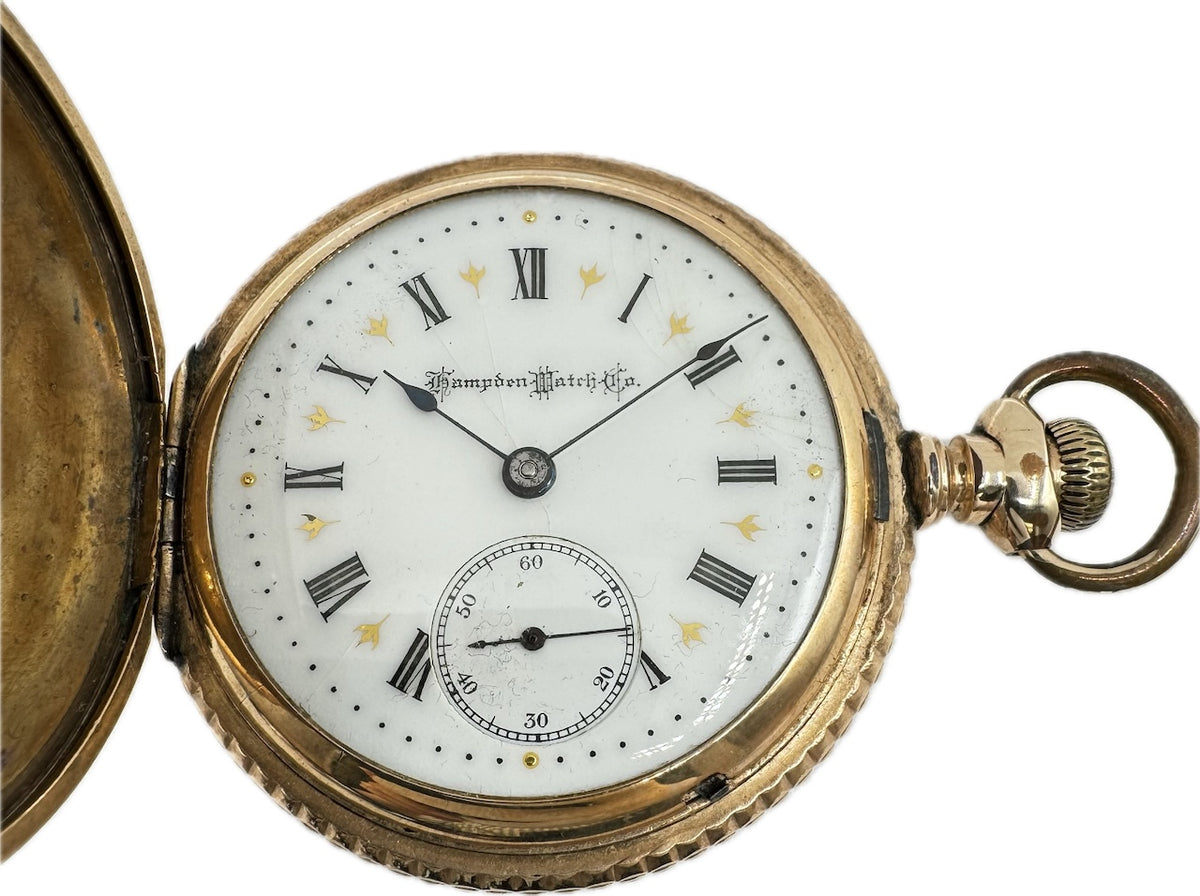 Hampden Beaded Edge Gilt Dial