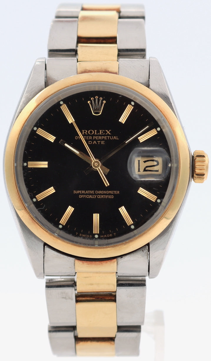 Rolex Smooth Bezel Date Gilt 1500 1978