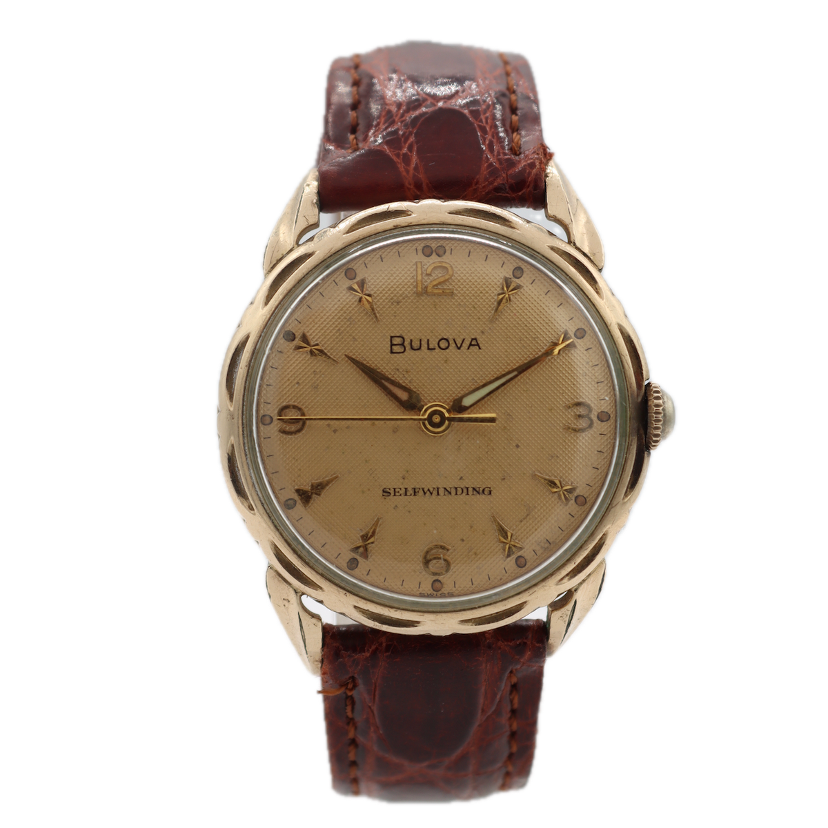 Bulova Scalloped Waffle 1958