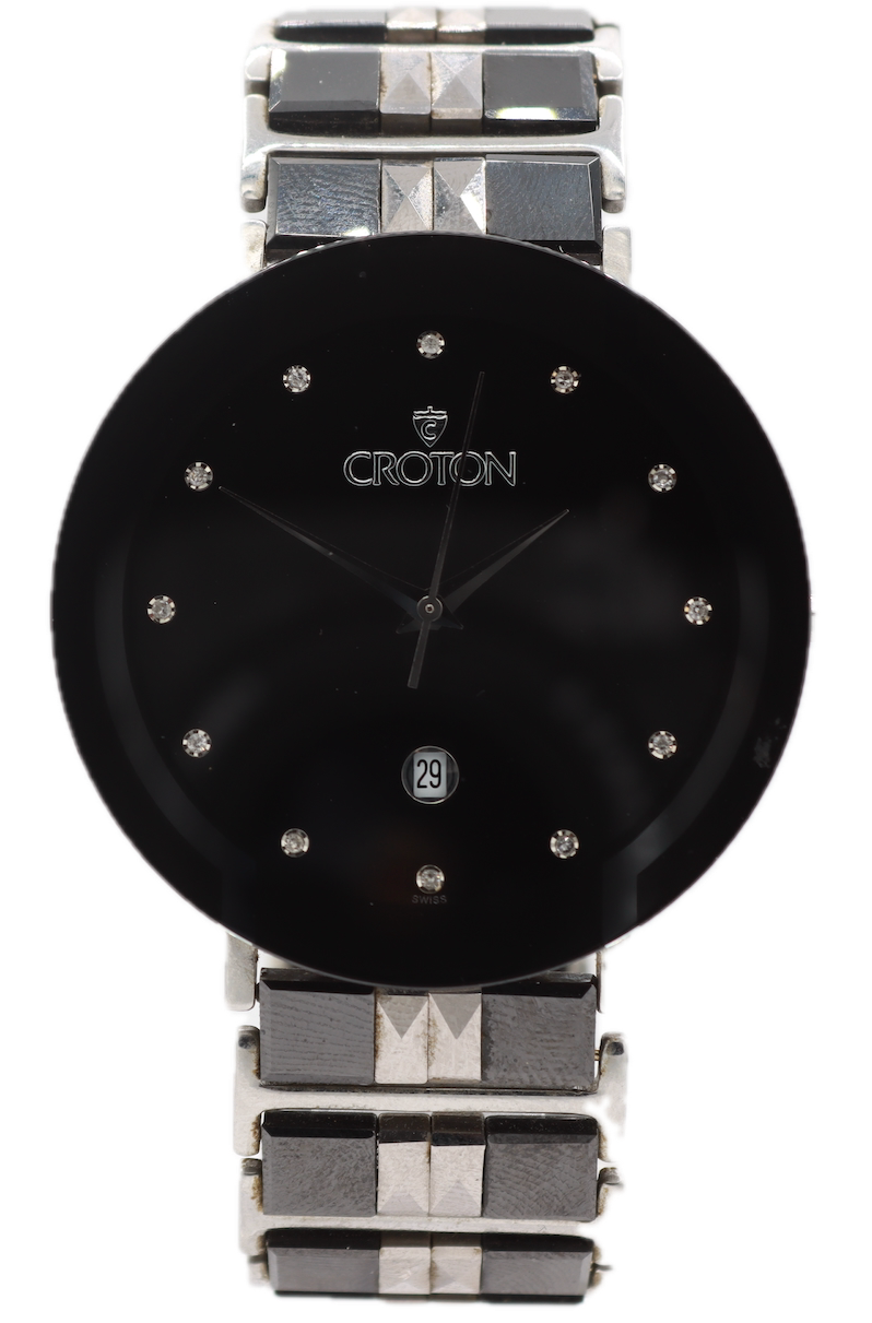Croton Black & Diamond Date CR307996