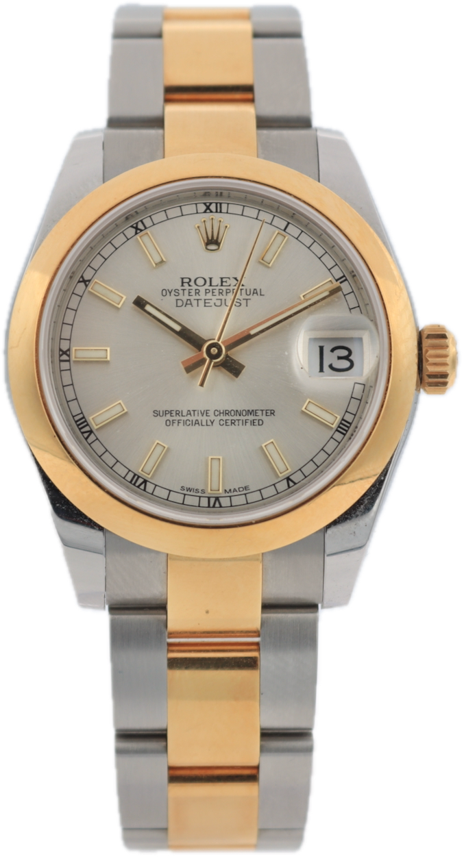 Rolex Datejust Two Tone Smooth 178243
