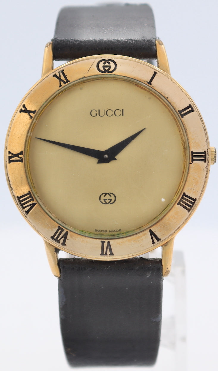 Gucci Roman Bezel 3000M