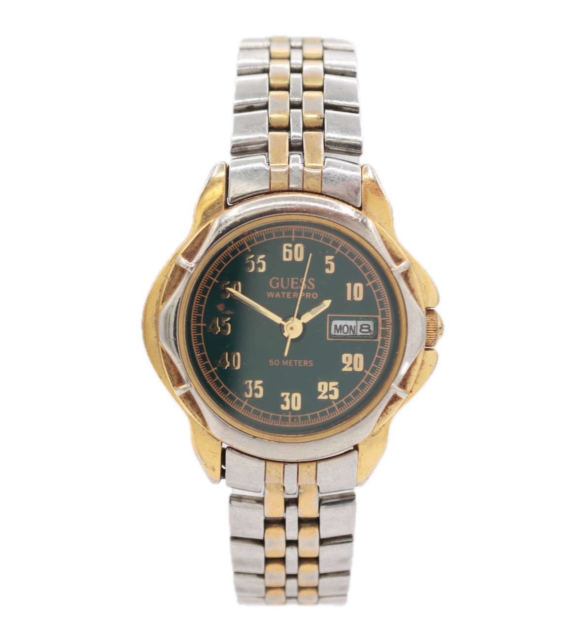 Guess Green Waterpro Day Date