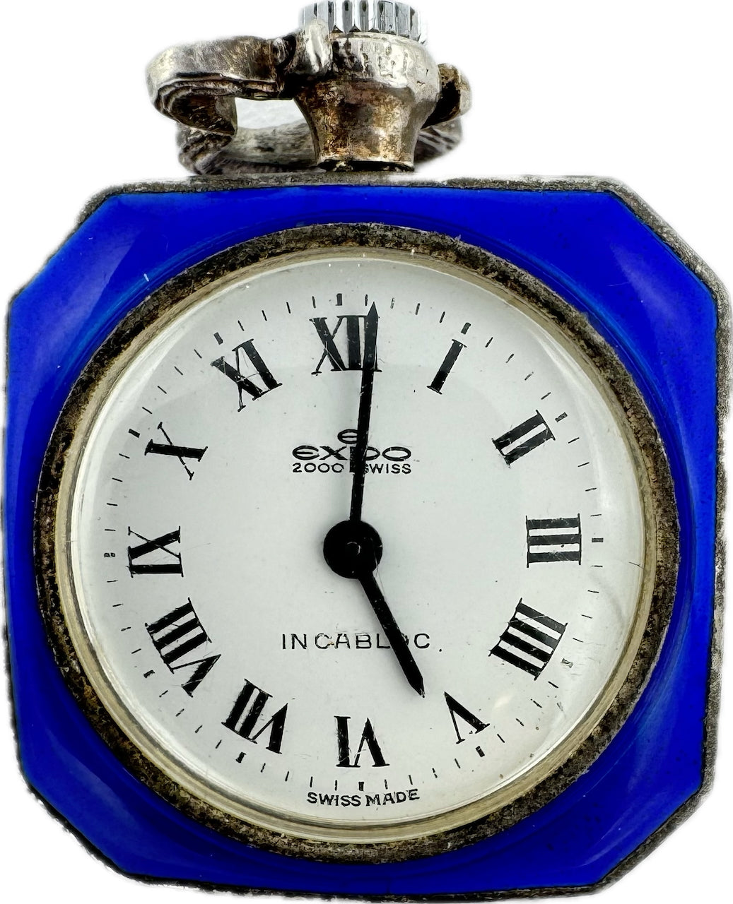 Expo 2000 Blue Gilt Enamel