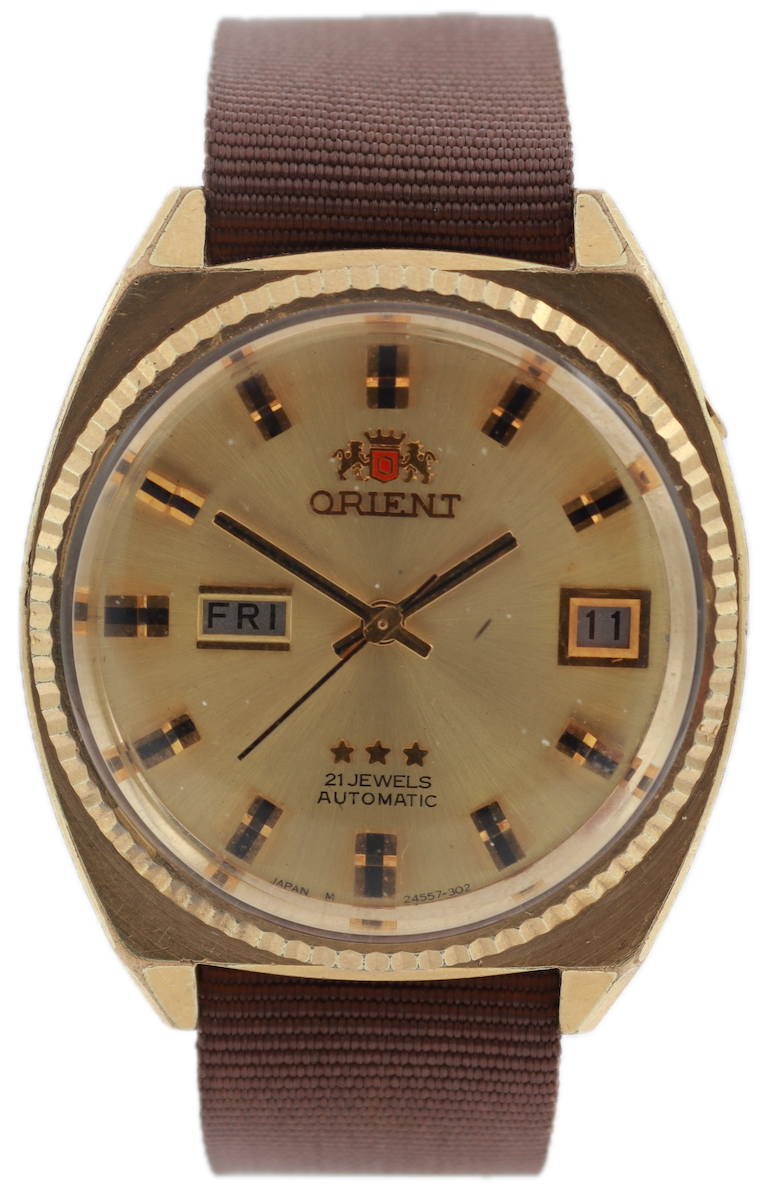 Orient 3 Star Fluted Day Date 0904557C