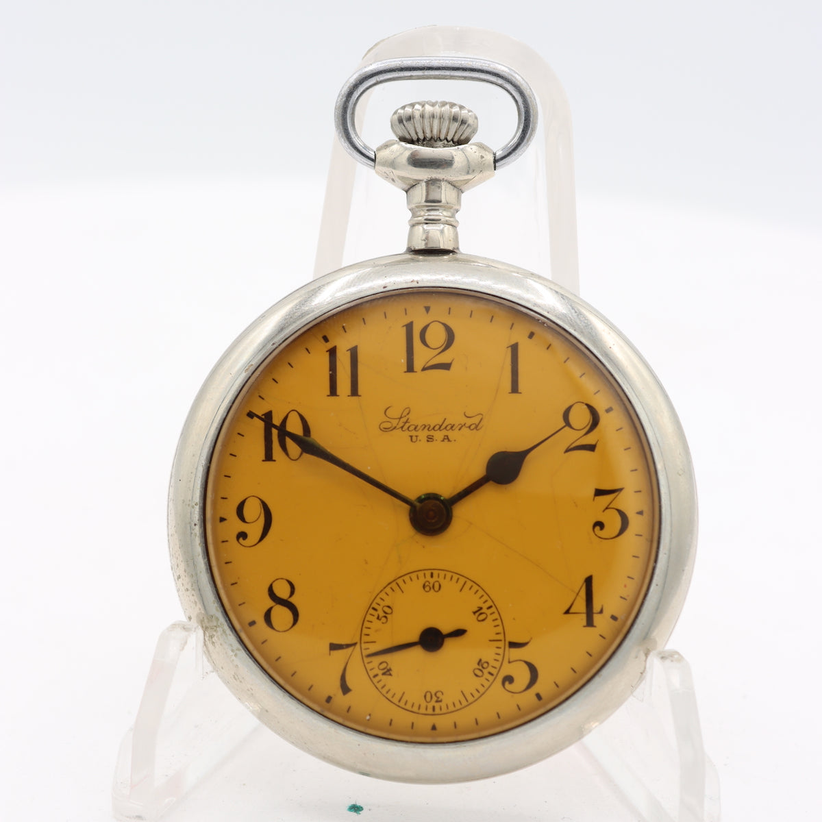 New York Standard Watch Co Orange Crystal 1911