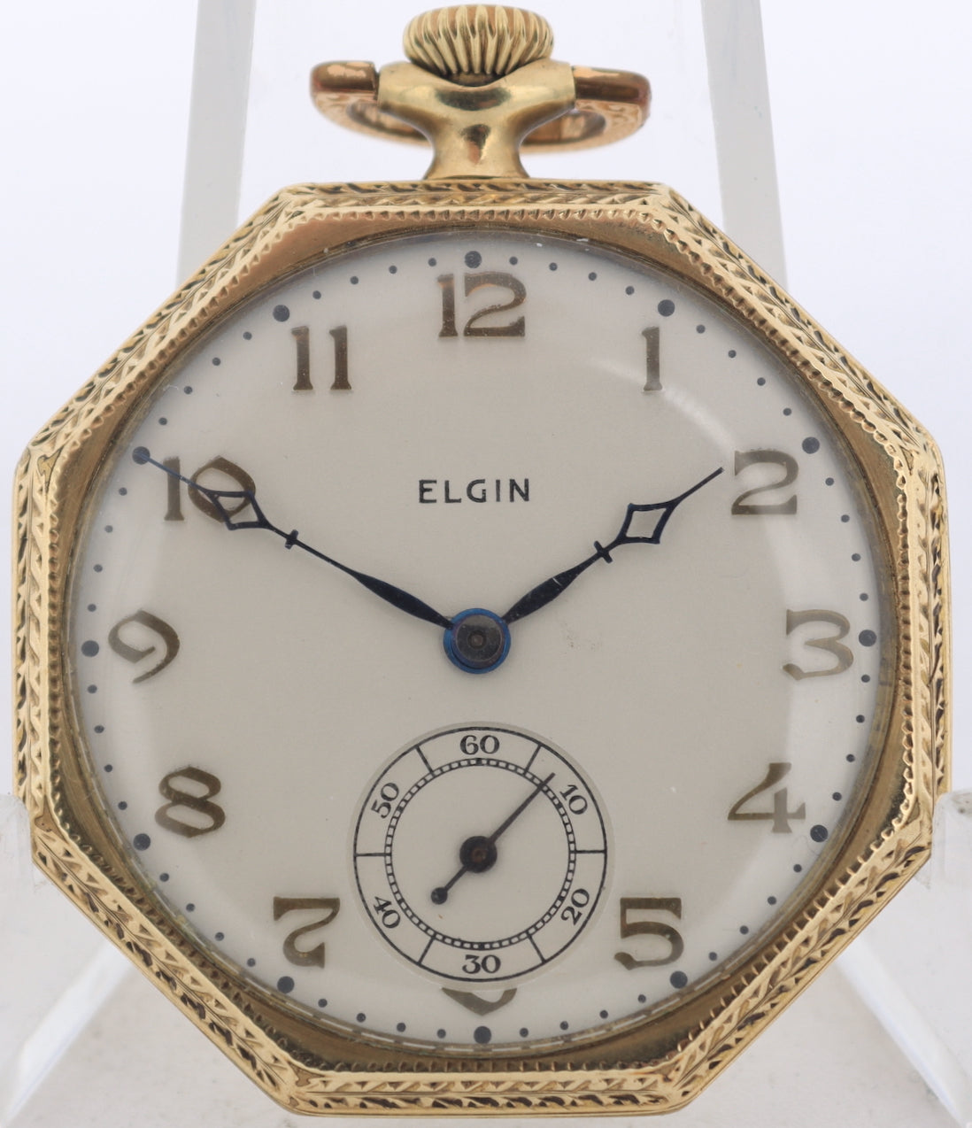 Elgin Octagonal Pinstriped 1923