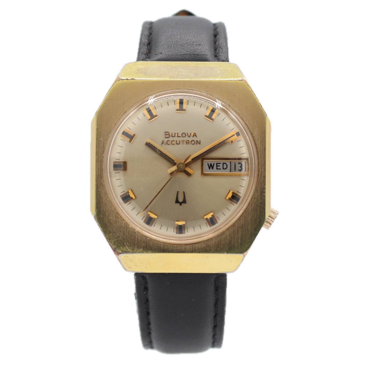 Bulova Sunburst Day Date 3275 1973