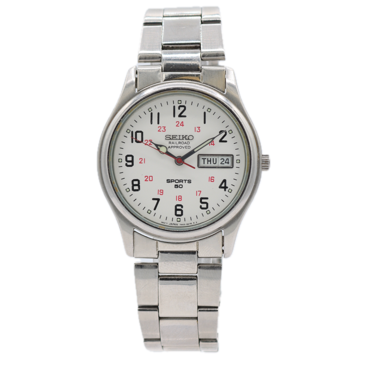 Seiko Railroad Approved 7N43-9A00
