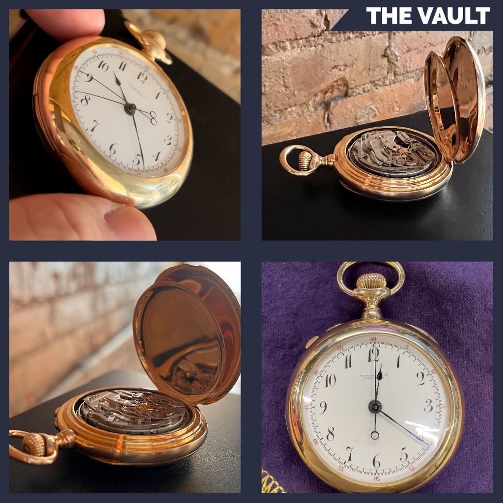 Antique Tiffany & Co. Split Second 5 Minute Repeater Pocket Watch Pate ...