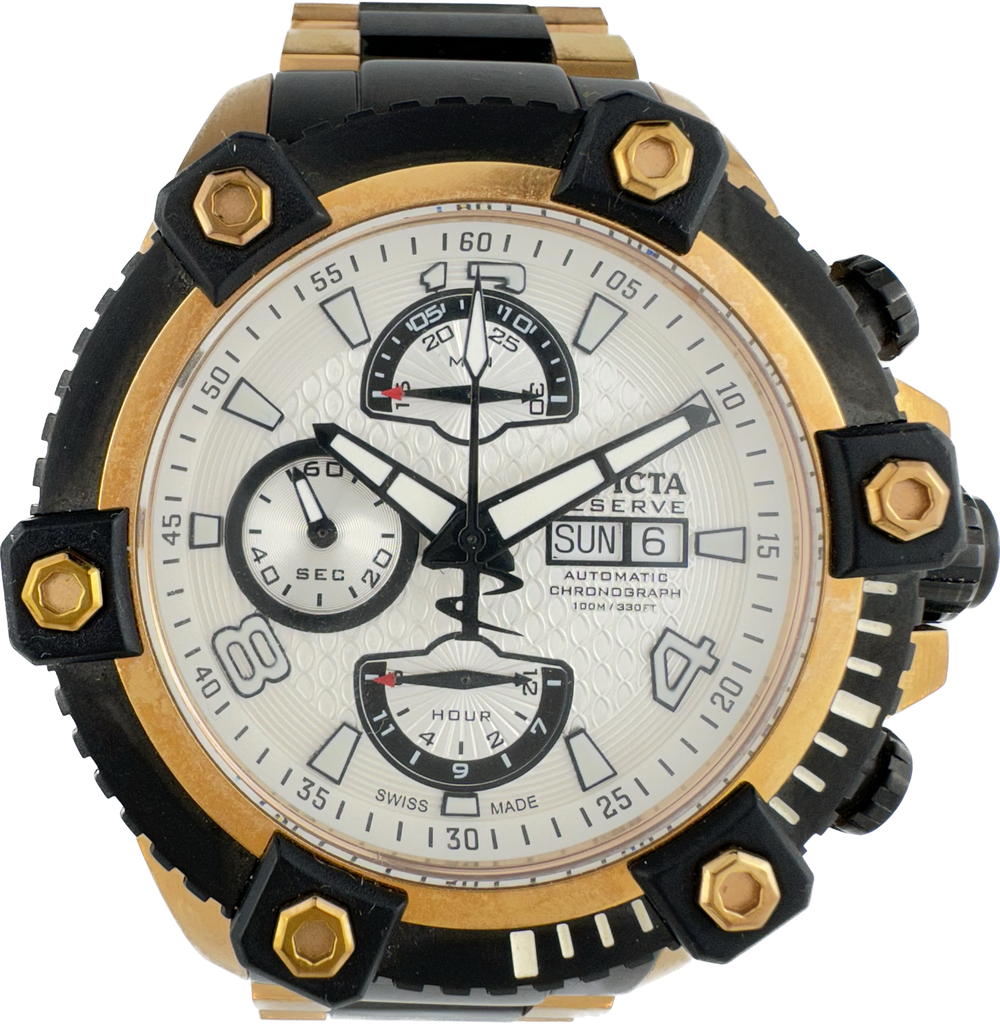 Invicta Reserve Octane 13980 Men's Automatic Chronograph Wristwatch Swiss 7750
