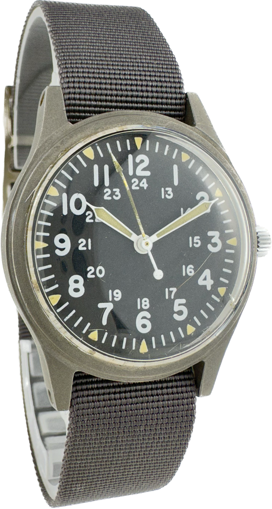 Vintage 1982 Hamilton Military GG-W-113 17 Jewel Men's Mechanical 