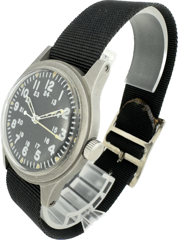 Vintage 1979 Hamilton Military GG-W-113 17 Jewel Men's Mechanical Wristwatch 649