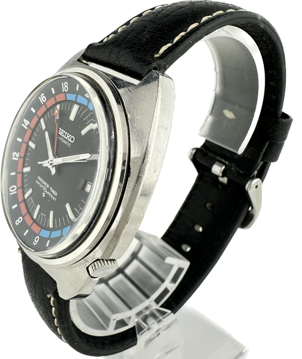 Vintage Seiko Navigator Timer 6117-6410 Men's Automatic Wristwatch w GMT Runs