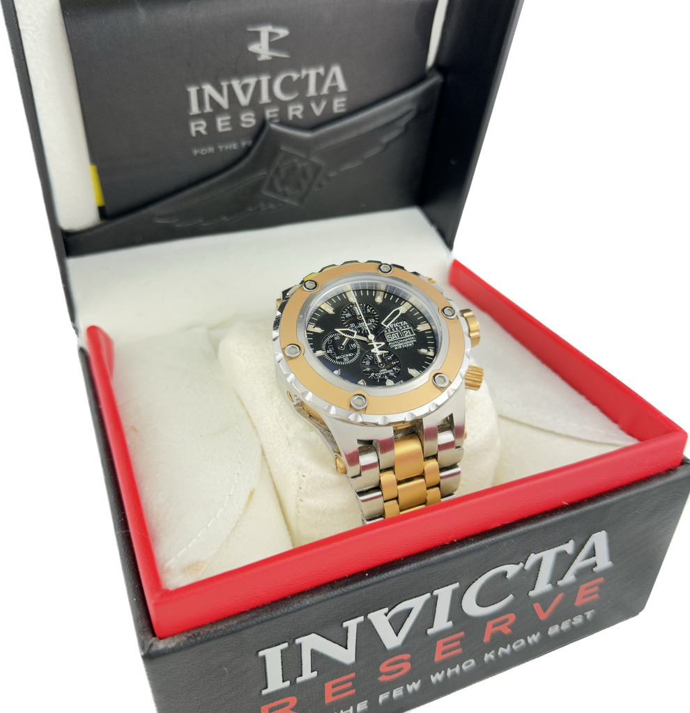Invicta 4841 Reserve Subaqua 25J Automatic Chronograph Wristwatch Valjoux 7750