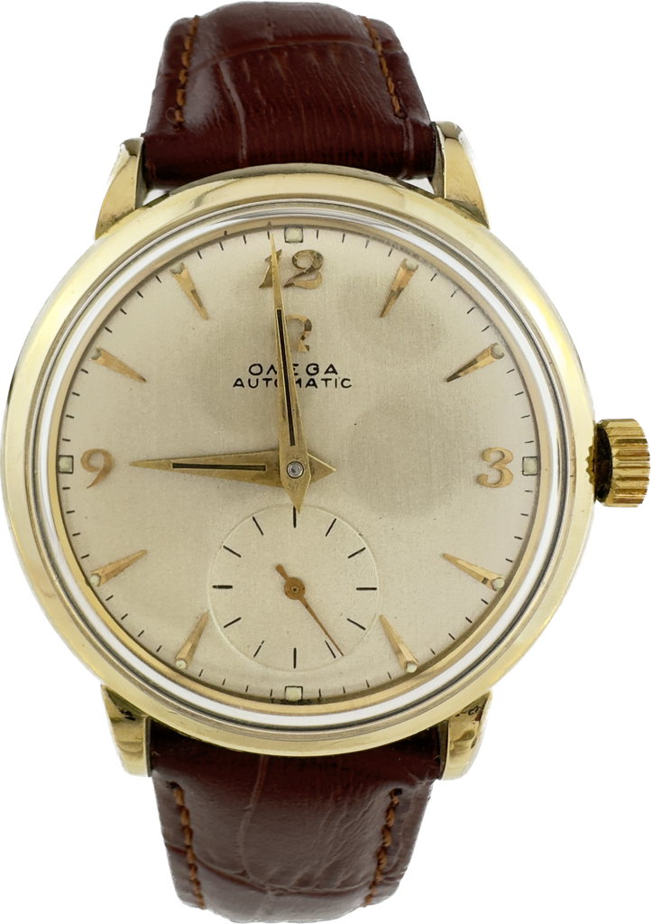 Vintage Omega FX-6266 Men Automatic Wristwatch Caliber 490 14k Gold Filled Runs