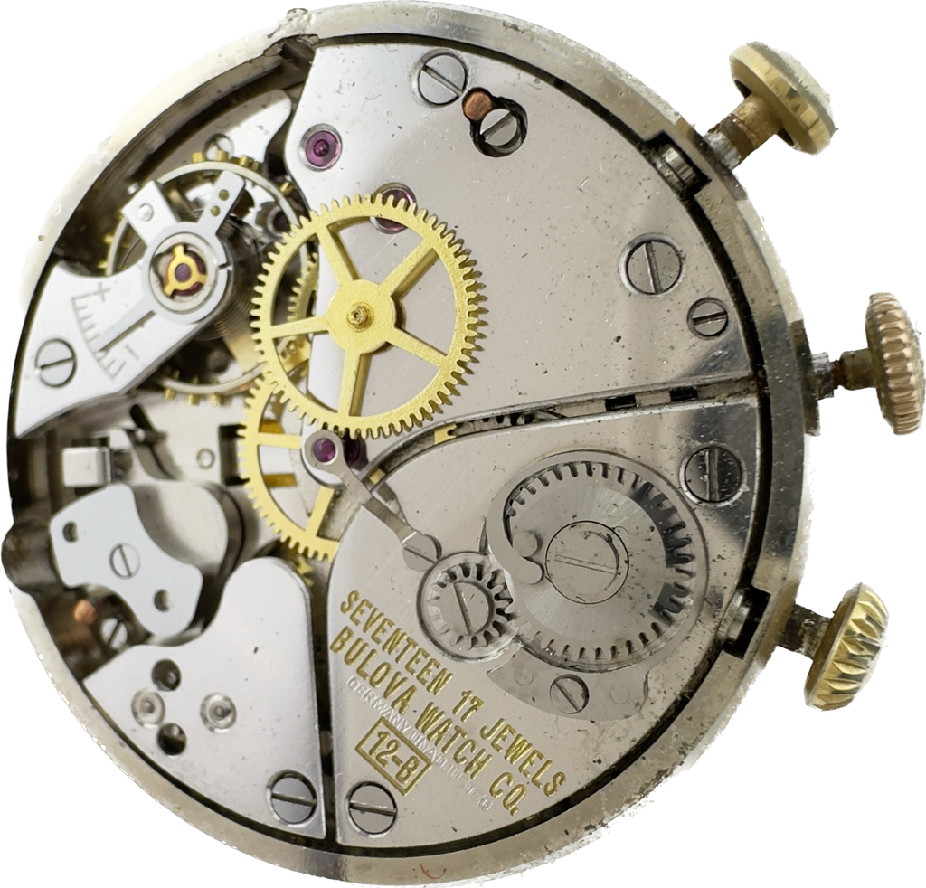 Vintage Bulova Wrist Alarm Men's Mechanical Wristwatch 12-B