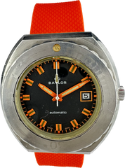 BAYLOR 腕時計 Stunning Vintage 1960s Man's BAYLOR Original Black Dial