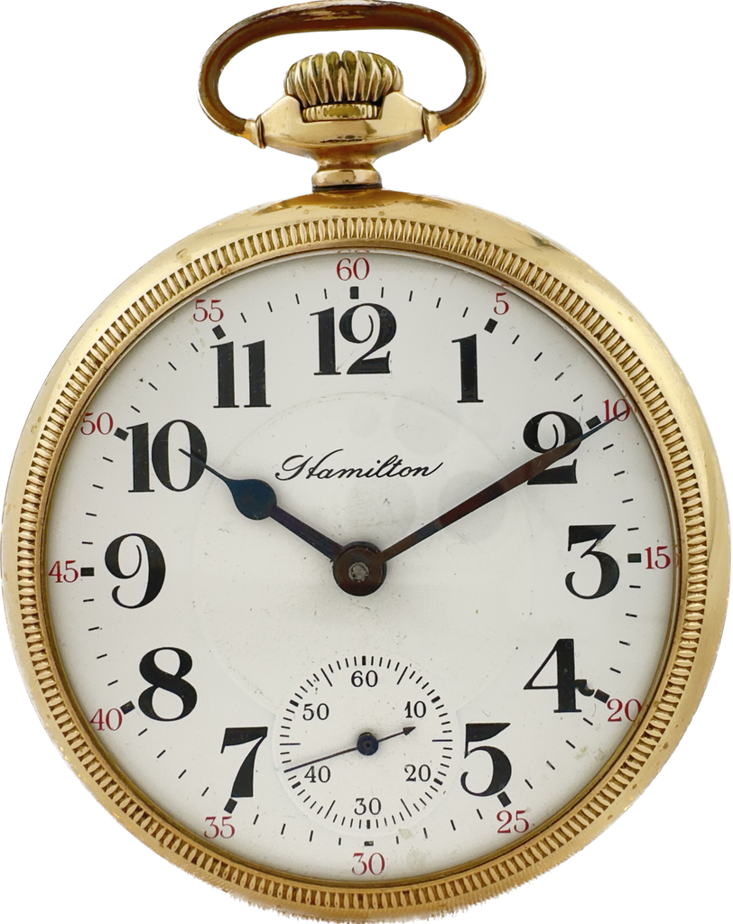 Antique hamilton pocket watch deals