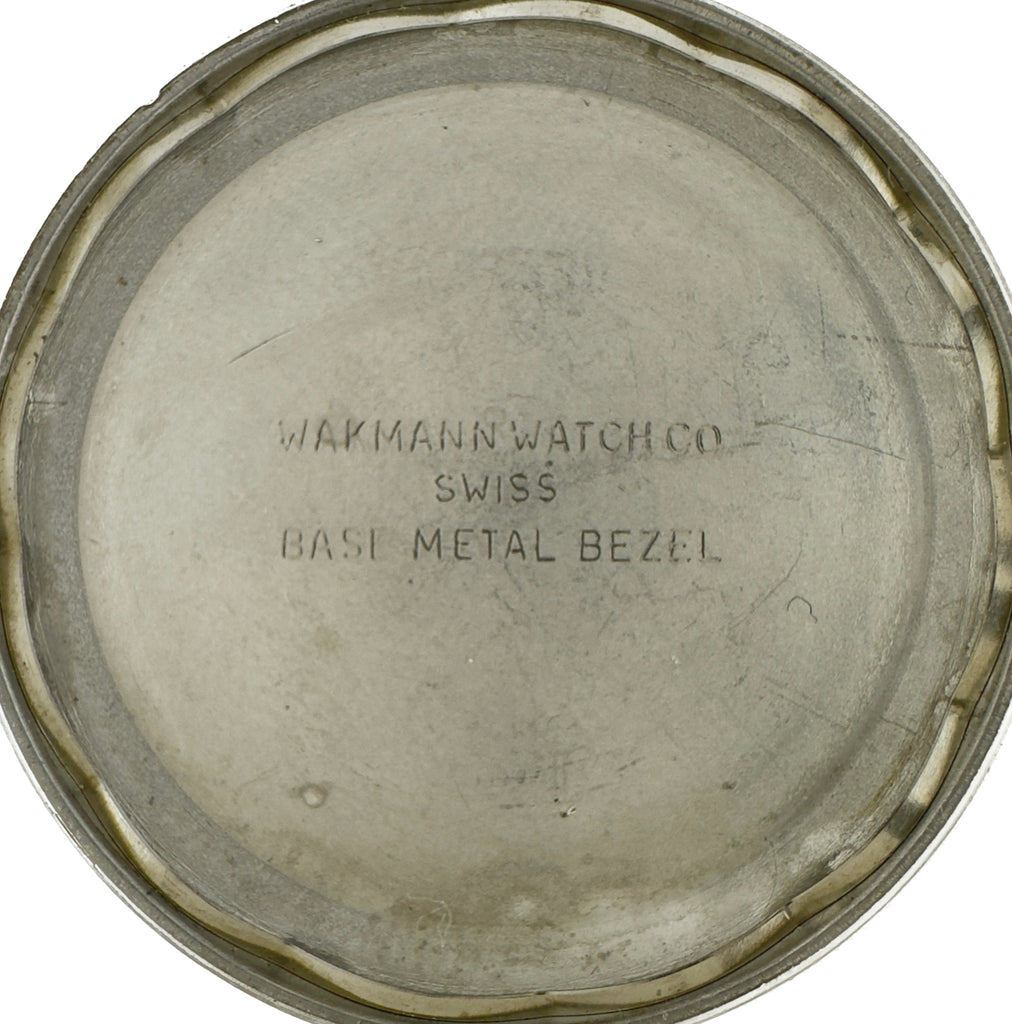 Vintage Wakmann Big Boy 13.36.00 Men Chronograph Watch Valjoux 234