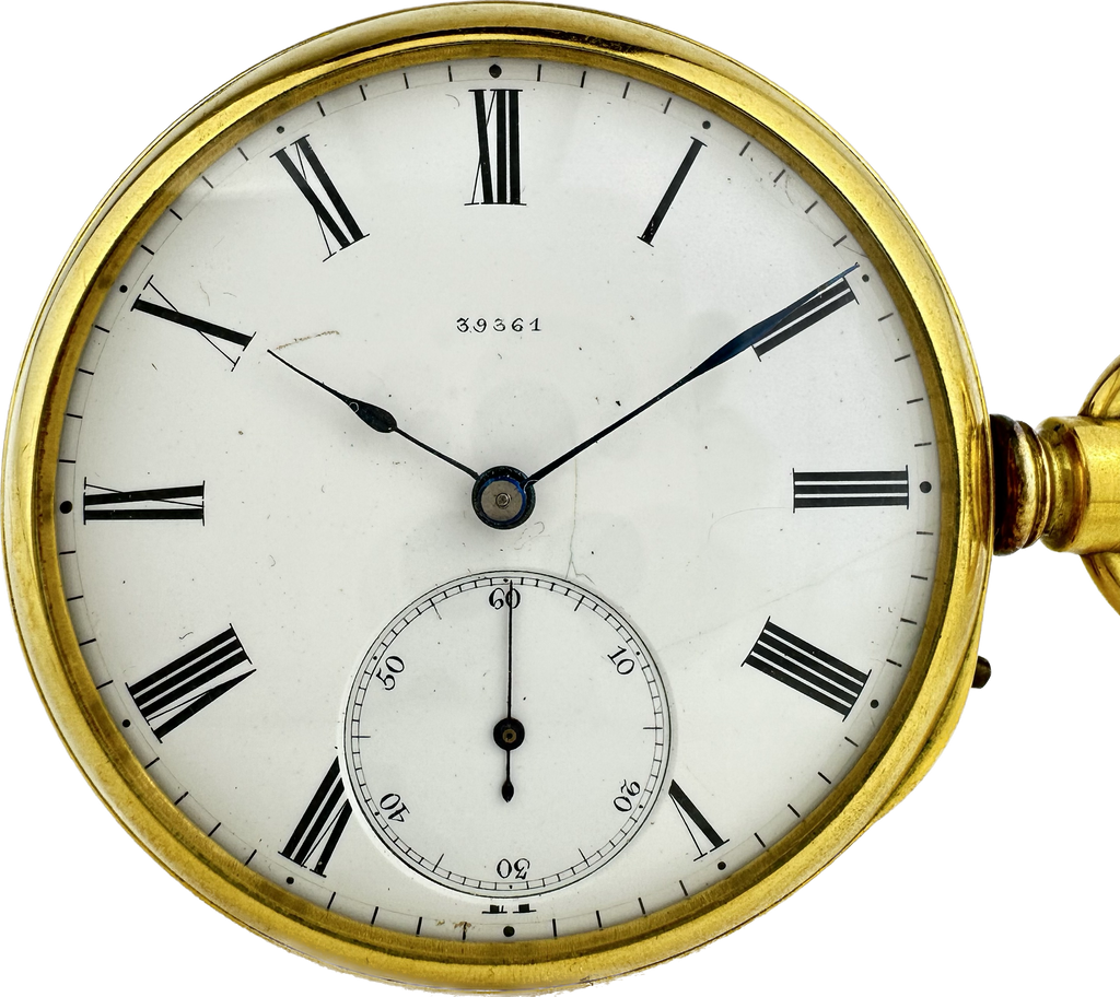 Antique Pivoted Detent Chronometer Pocket Watch Runs Swiss High Grade Nickel