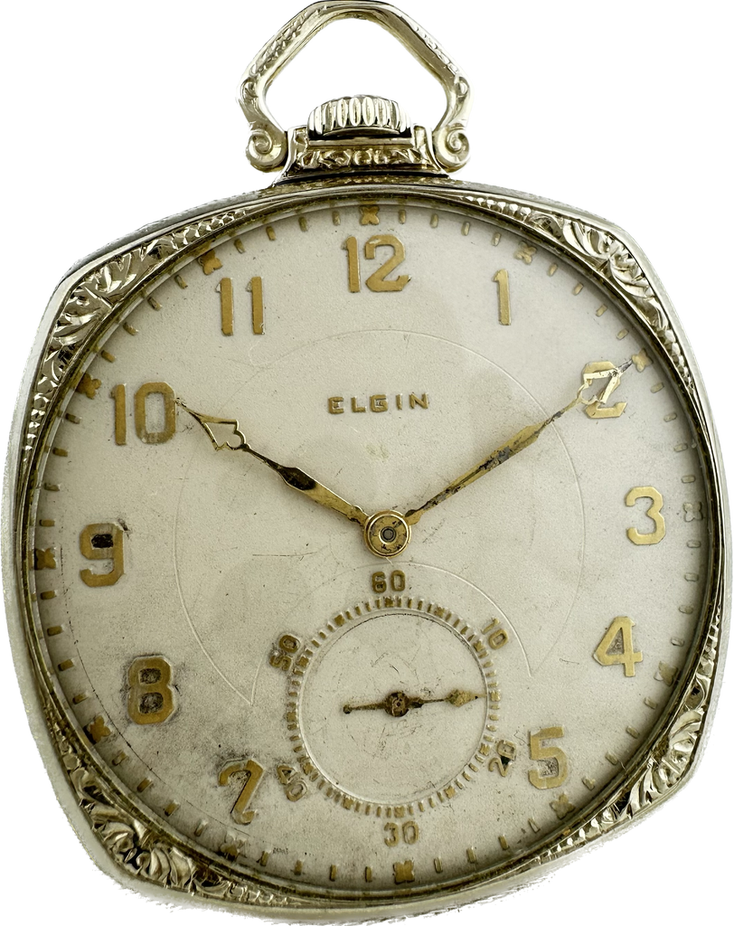 Vintage Elgin G.M. Wheeler Mechanical Pocket Watch Grade 452 Runs