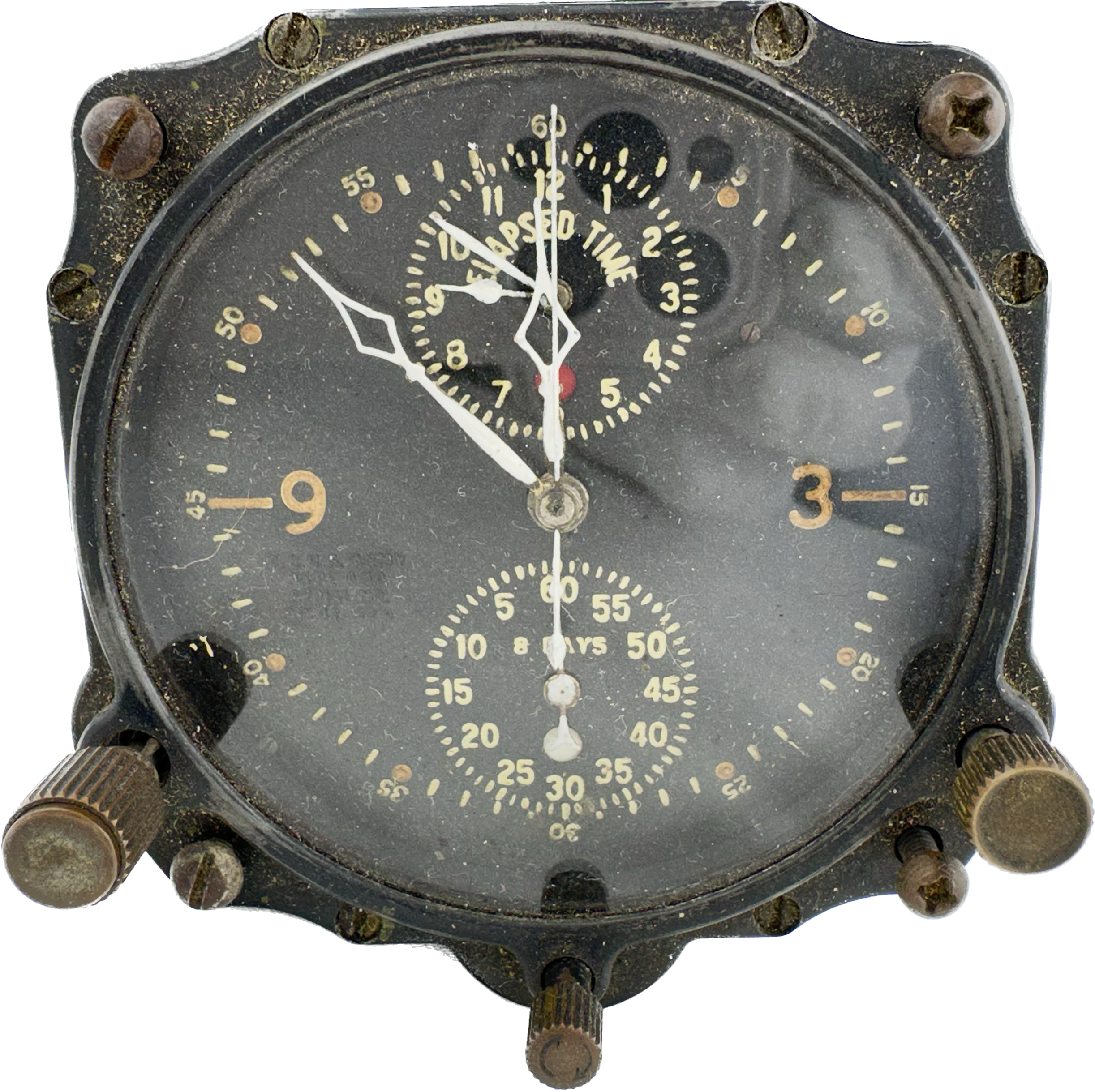 Vintage 1941 Jaeger USA U.S. Army A 10 Chronograph Aircraft Clock