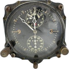 Vintage 1941 Jaeger USA U.S. Army A 10 Chronograph Aircraft Clock