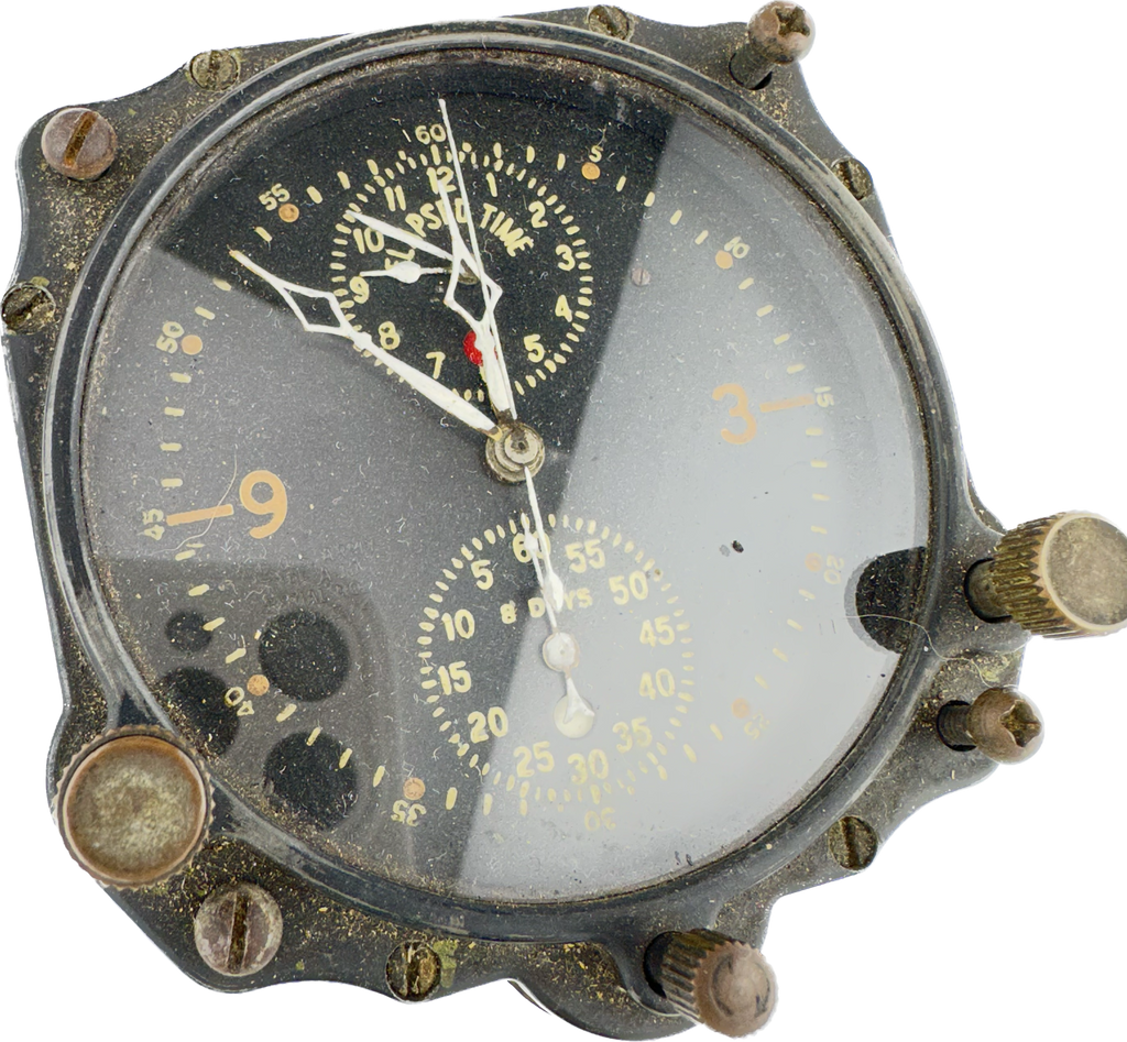 Vintage 1941 Jaeger USA U.S. Army A 10 Chronograph Aircraft Clock