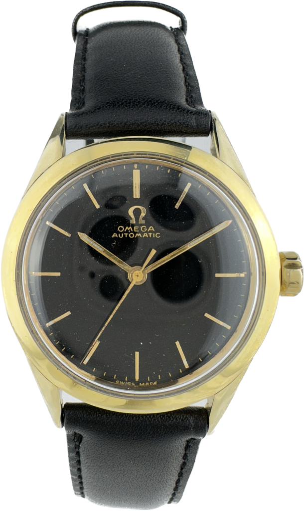 Vintage Omega 2802-3 SC 19 Jewel Men's Automatic Wristwatch 471 Gold Capped Runs