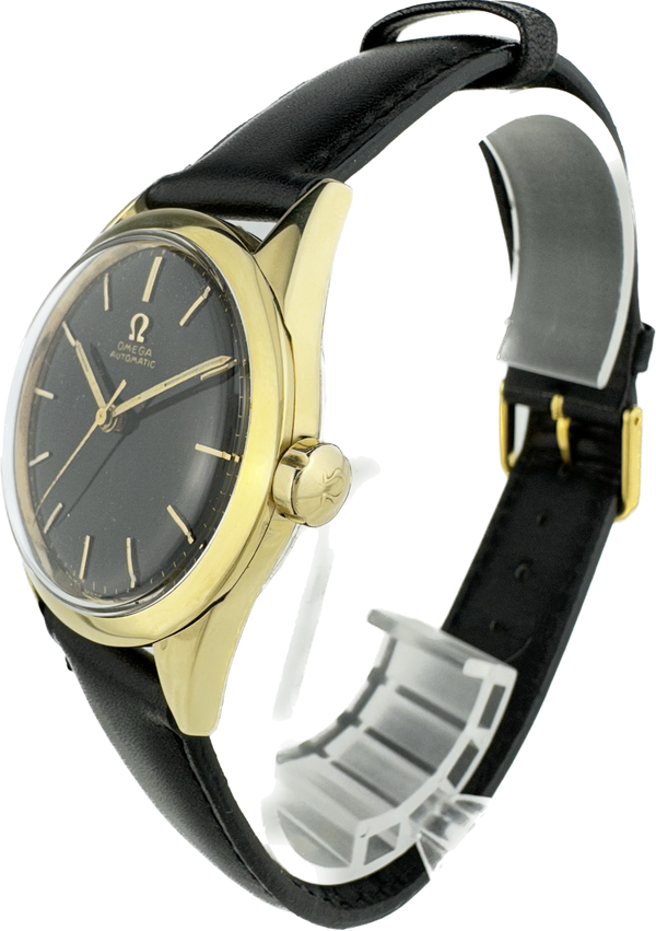 Vintage Omega 2802-3 SC 19 Jewel Men's Automatic Wristwatch 471 Gold Capped Runs
