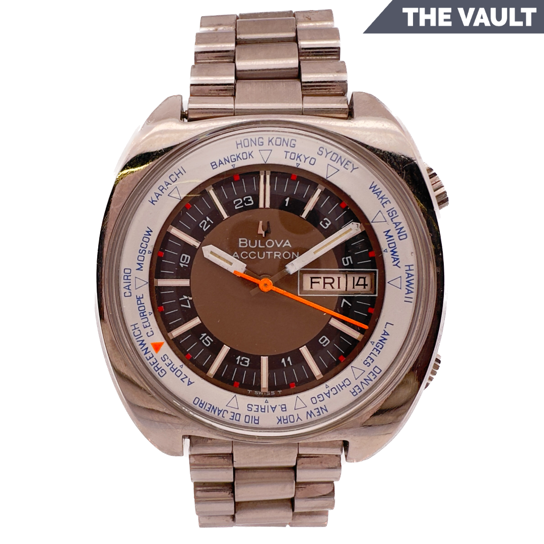 Bulova accutron clearance world time