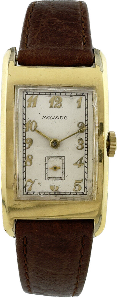 Vintage Movado Curviplan 17Jewel Men's Mechanical Wristwatch 510 14k Gold Filled